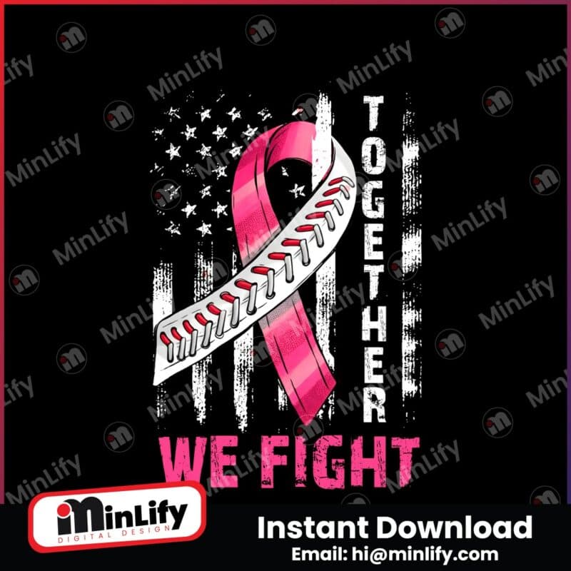 together-we-fight-tackle-breast-cancer-football-ribbon-png