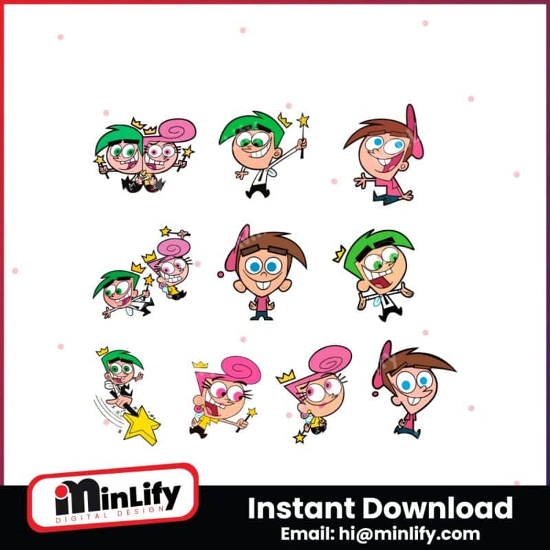 the-fairly-oddparents-characters-svg-bundle