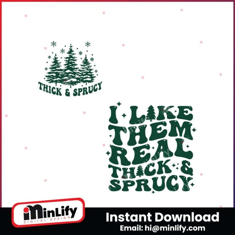 retro-groovy-i-like-them-real-thick-and-spruce-christmas-tree-svg