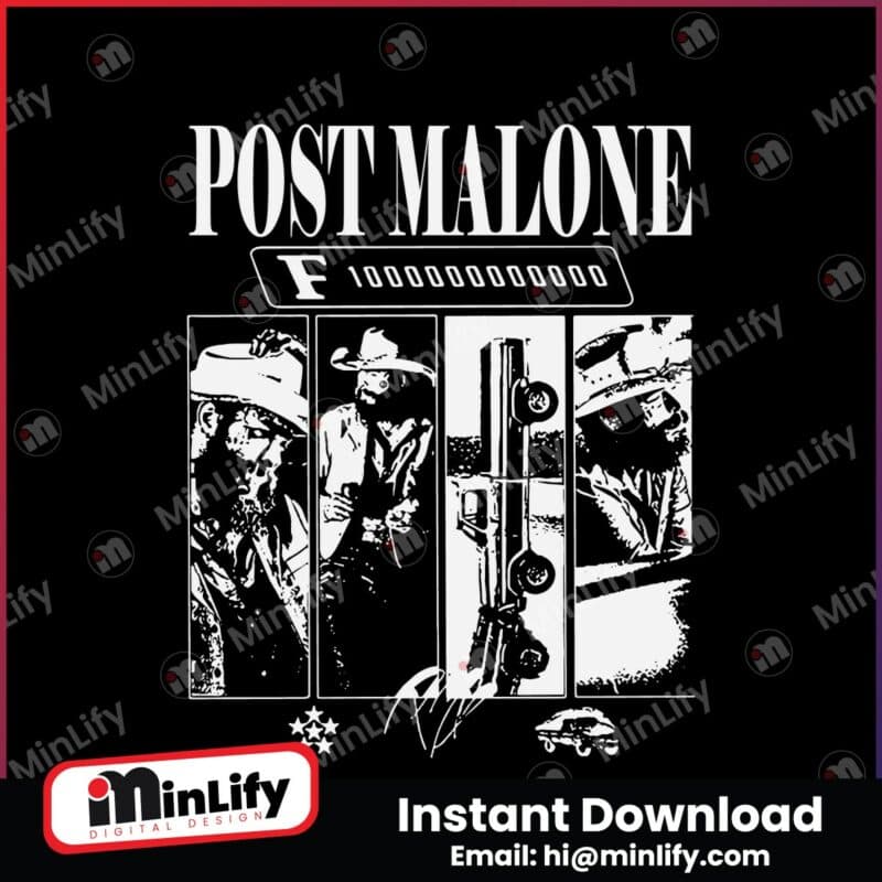 post-malone-f1trillion-tour-vintage-silhouette-svg